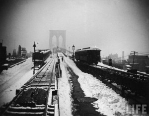 Snow on Bk Bridge 1888