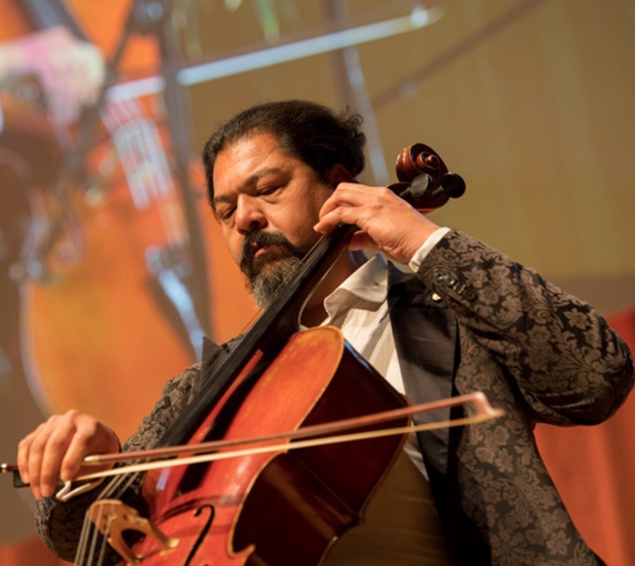 Cellist Karim Wasfi brings ‘spontaneous compositions’ to the 9/11 Museum