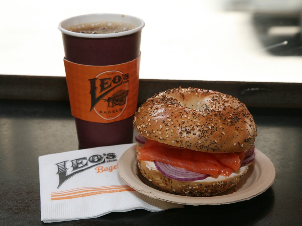The Right Way To Eat A Bagel, According To Leo’s