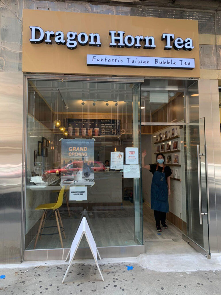 dragon horn tea exterior
