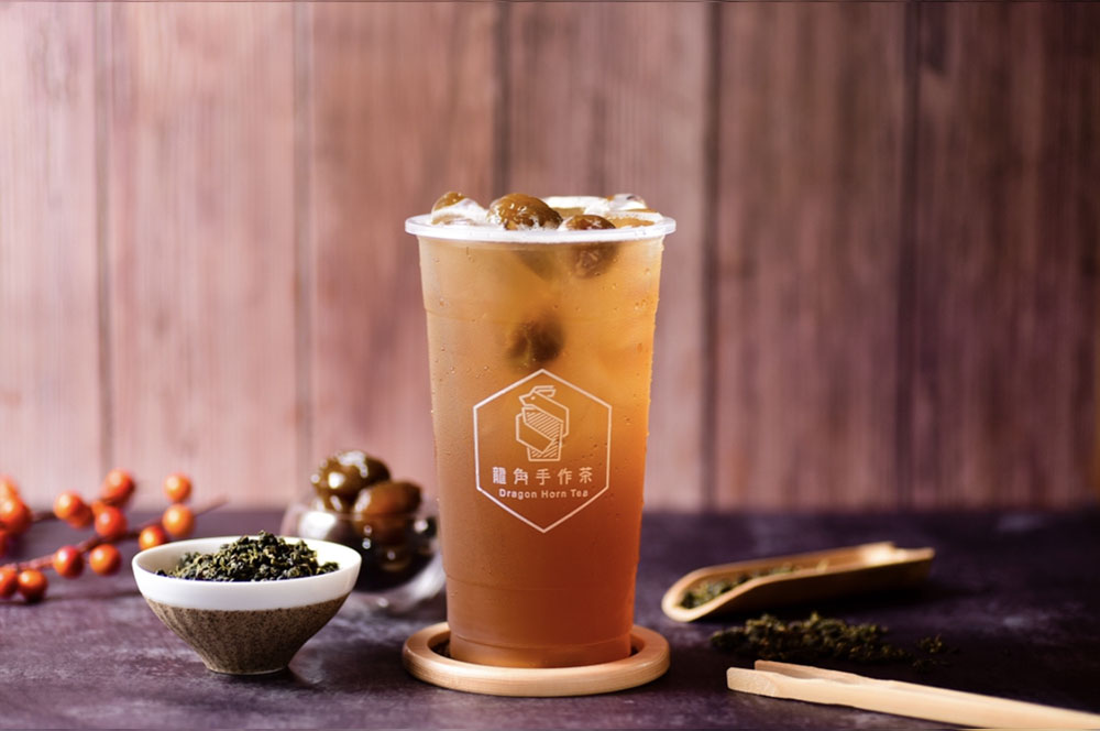 plum green tea | dragon horn tea