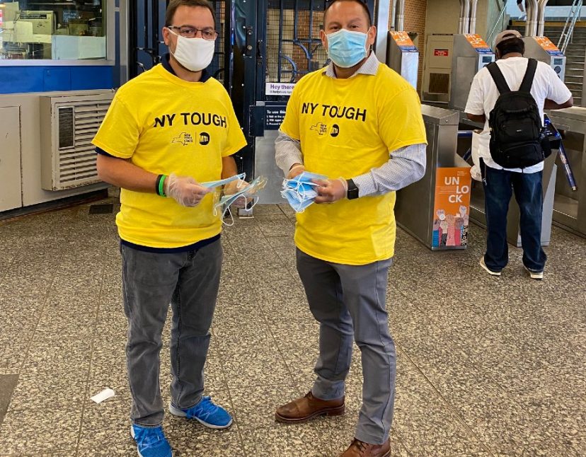 Help the MTA Distribute Free Face Masks to Commuters