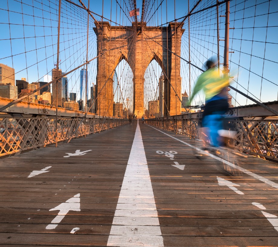 Bike lane brooklyn discount bridge