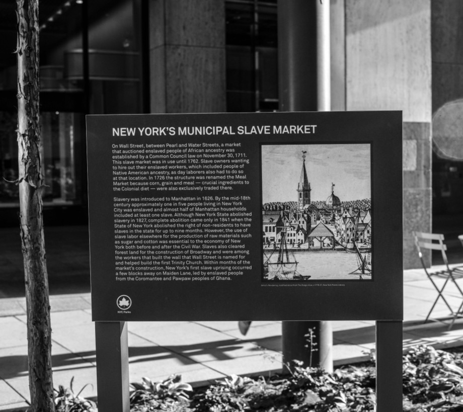 The Slave Market At Pearl Street And Wall Street