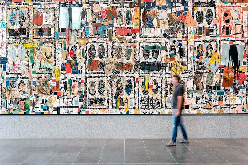 See Brooklyn Artist Rashid Johnson’s Largest Mural To Date At Brookfield Place