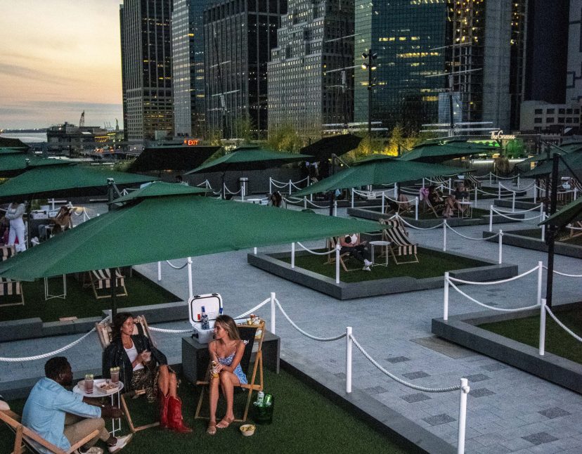 Celebrate The Return Of Rooftop Season With A Mini-Lawn At Pier 17
