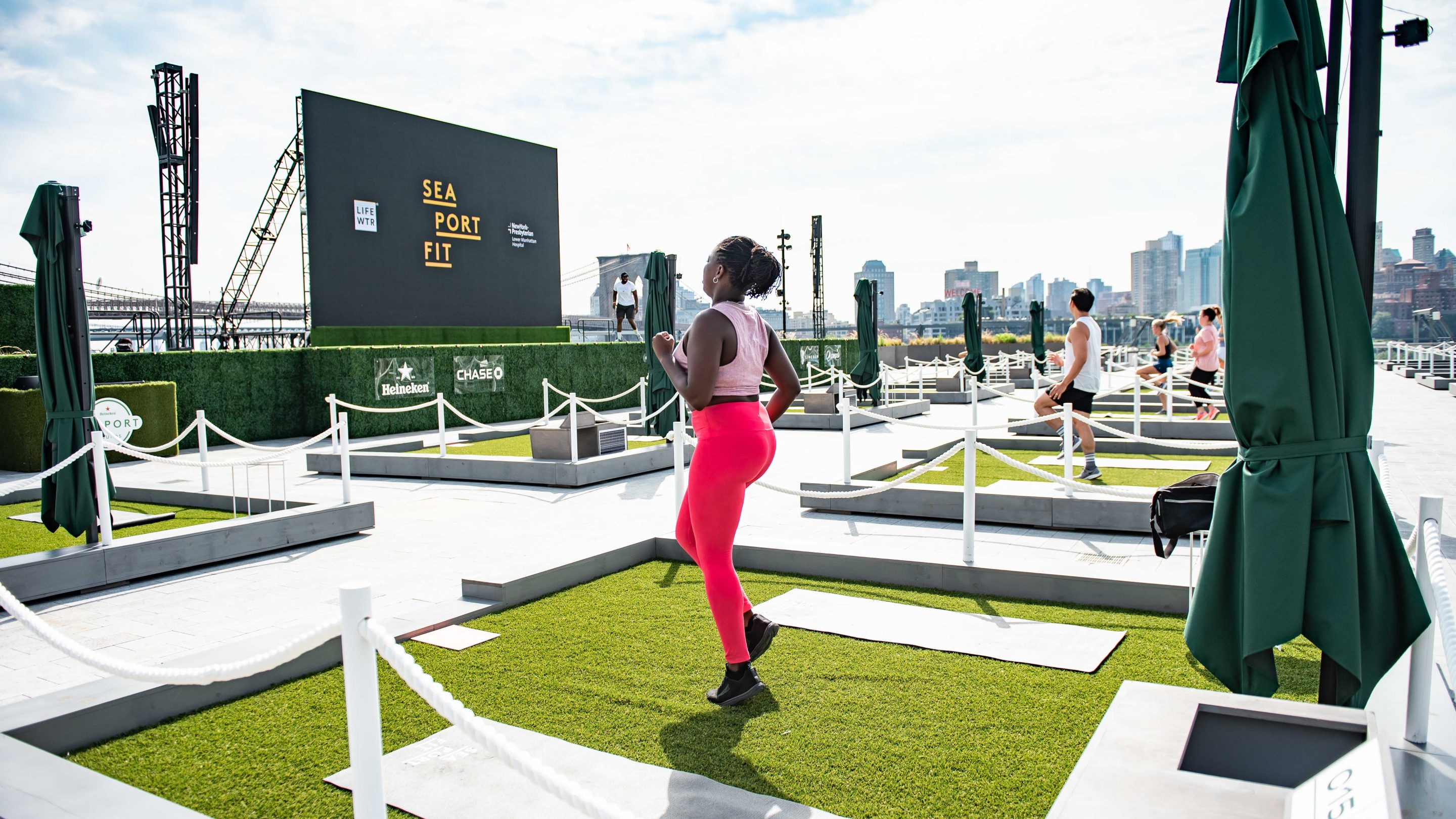 Work Out With A View At These Free Pier 17 Fitness Classes