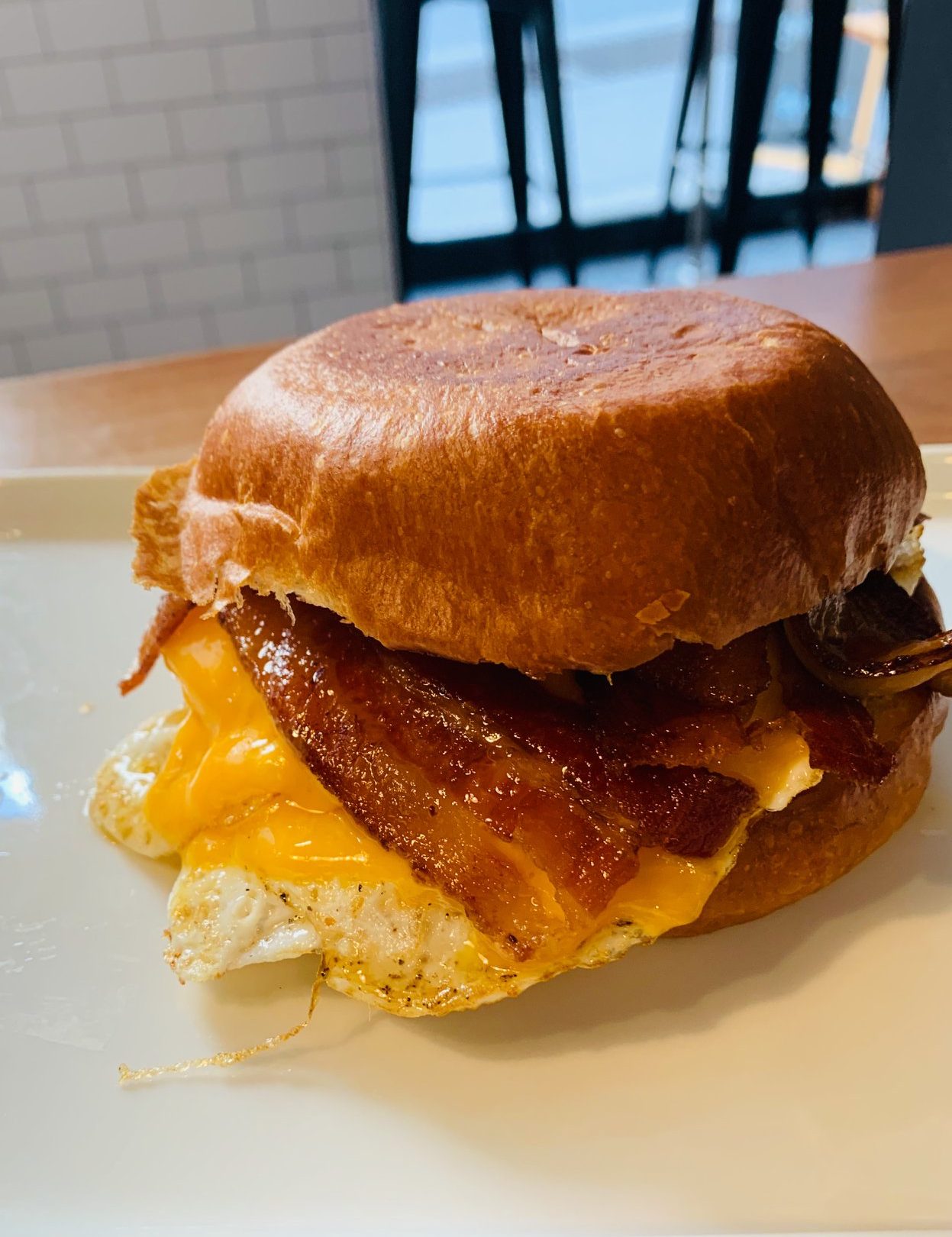 Blue Spoon Coffee’s BEC Sandwich Is Eggcellent