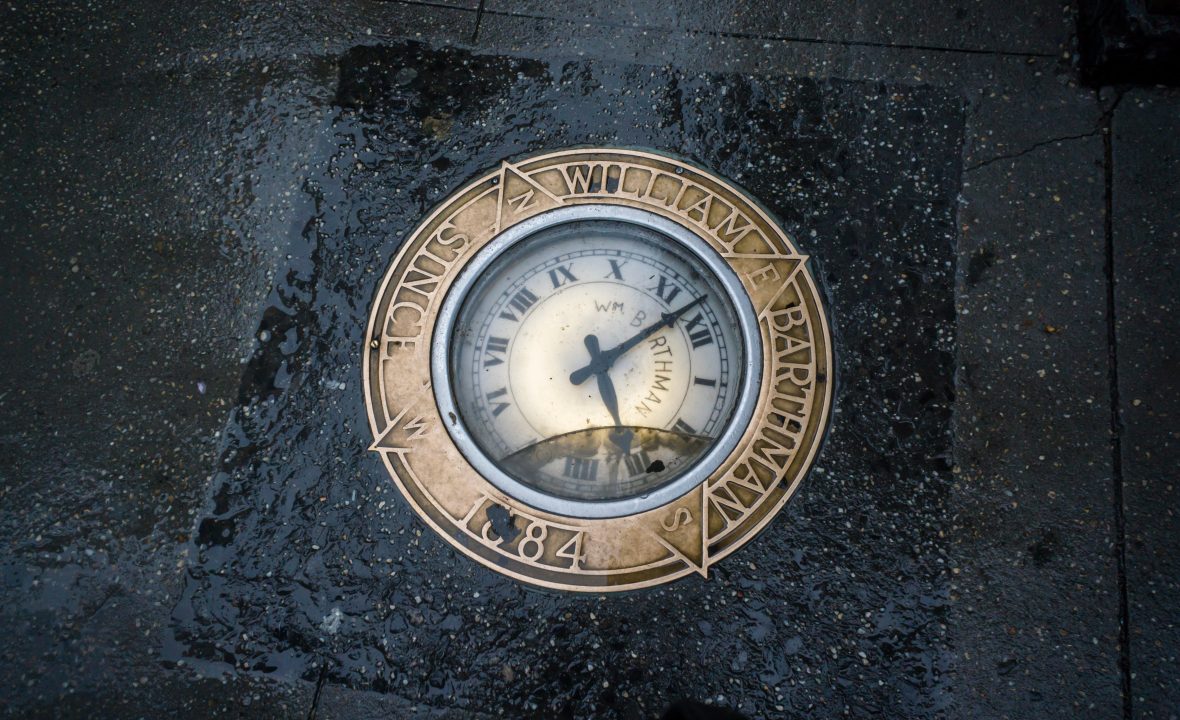 Watch Where You’re Walking! Don’t Miss Lower Manhattan’s Famous Sidewalk Clock