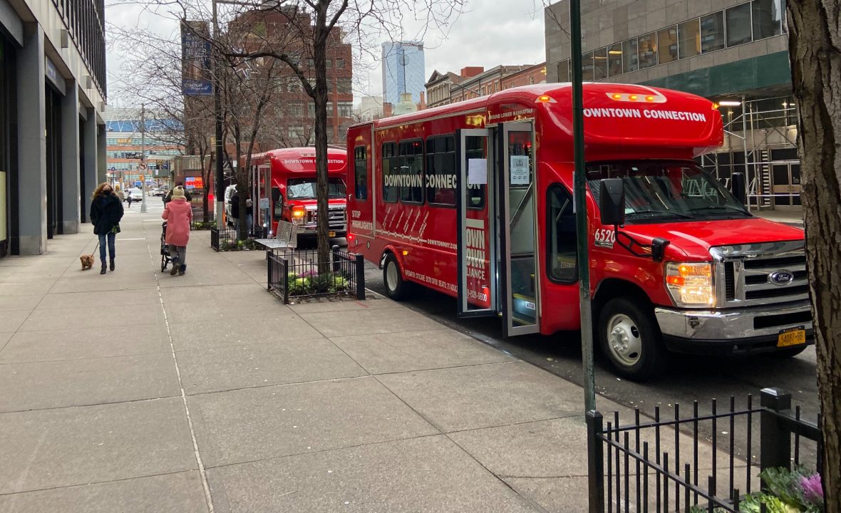 Downtown Connection Bus Gets QR-Code Stickers