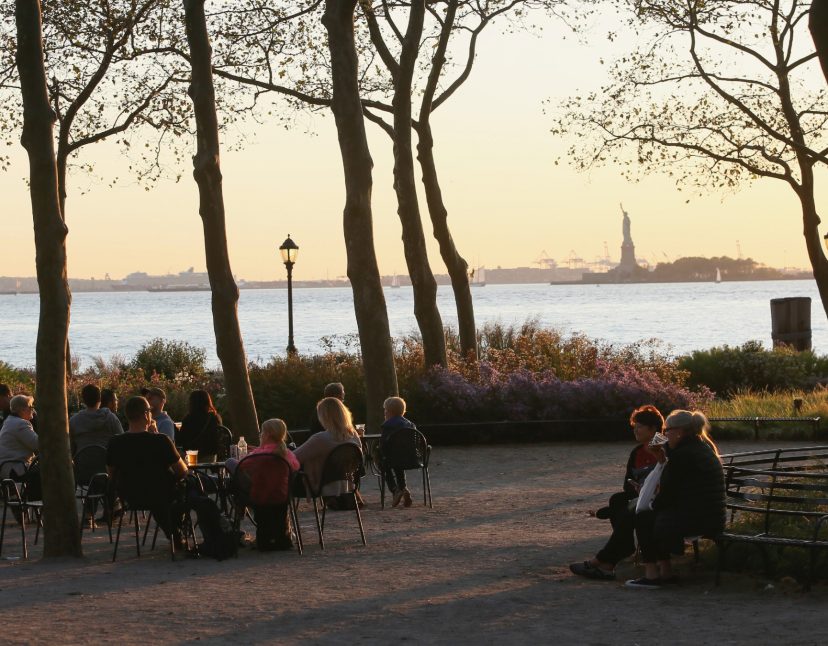 Where to have lunch near the Statue of Liberty