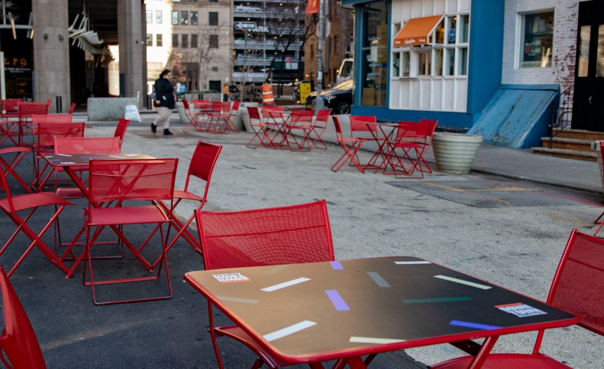 Soak Up Springtime (It's Coming!) at One of The Downtown Alliance's Outdoor Tables