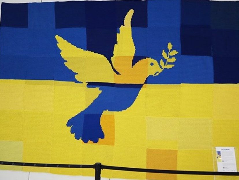 Come See the “Peace For Ukraine” Mural at The Oculus