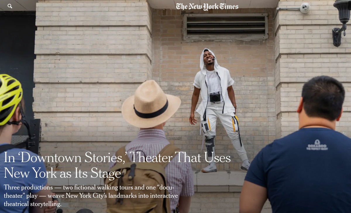 New York Times Spotlights “Downtown Stories”