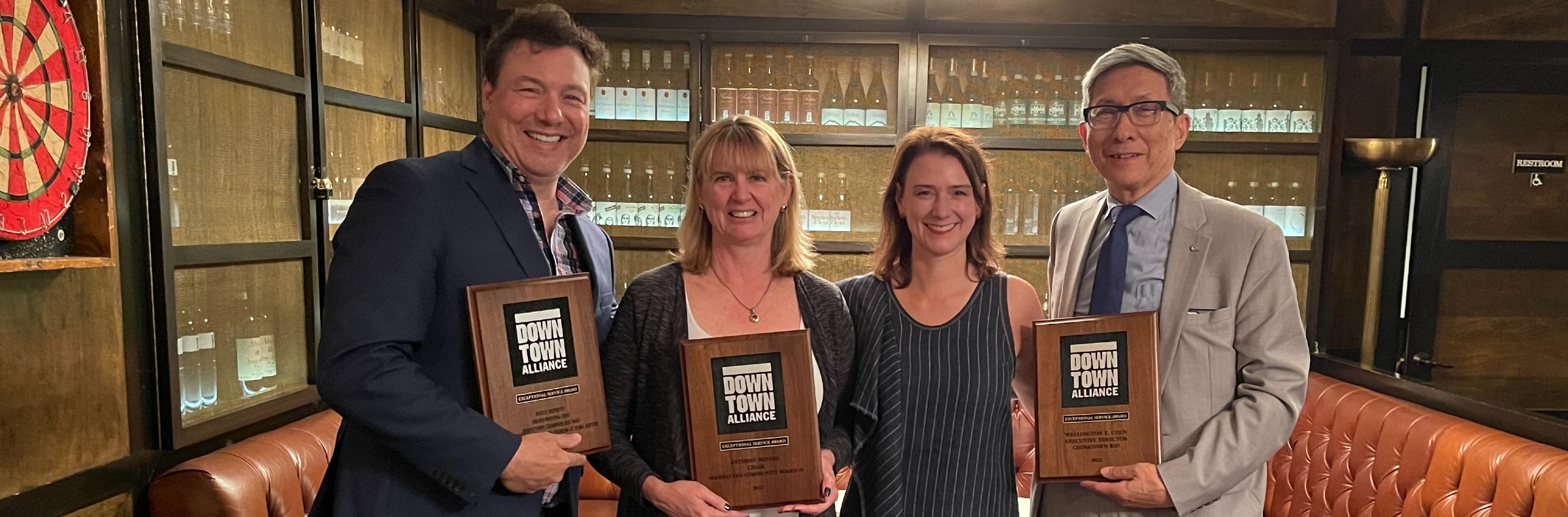 Downtown Alliance Honors Five Community Members with Exceptional Service Awards ￼