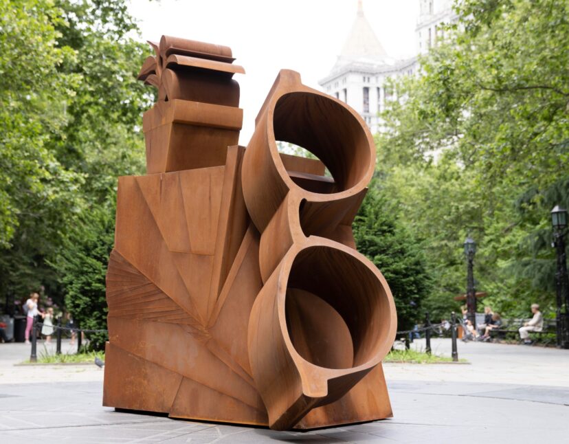 Wyatt Kahn’s Huge First Public Art Exhibit Just Opened in City Hall Park