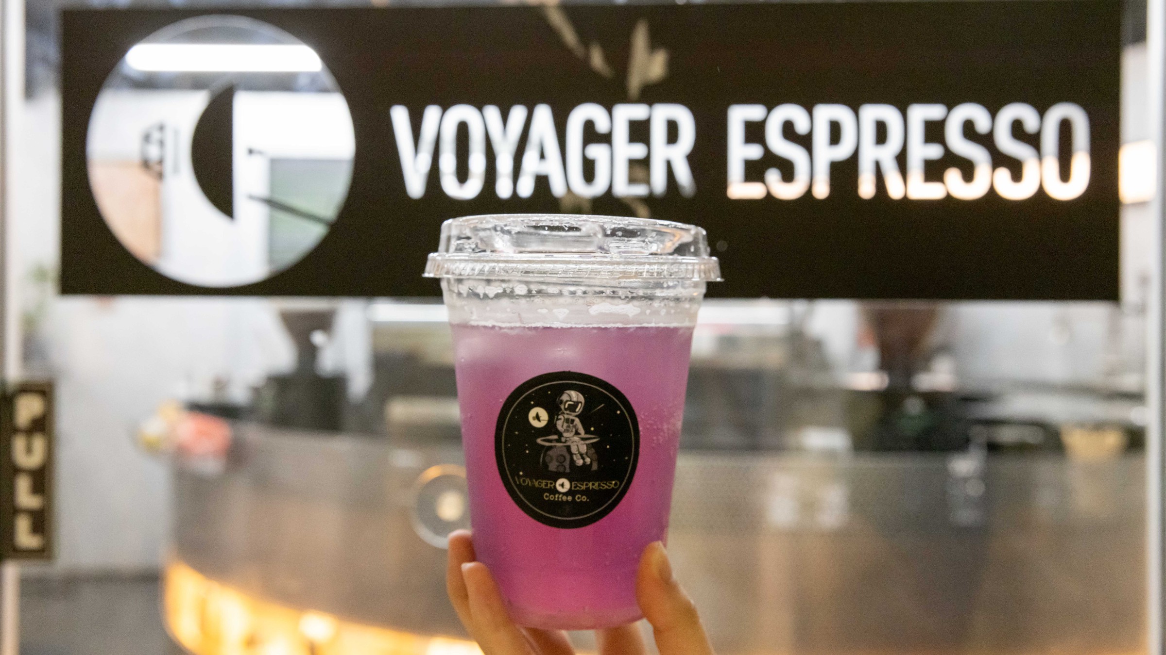 Recommendation: the Sparkling Lavender Lemonade at Voyager Espresso
