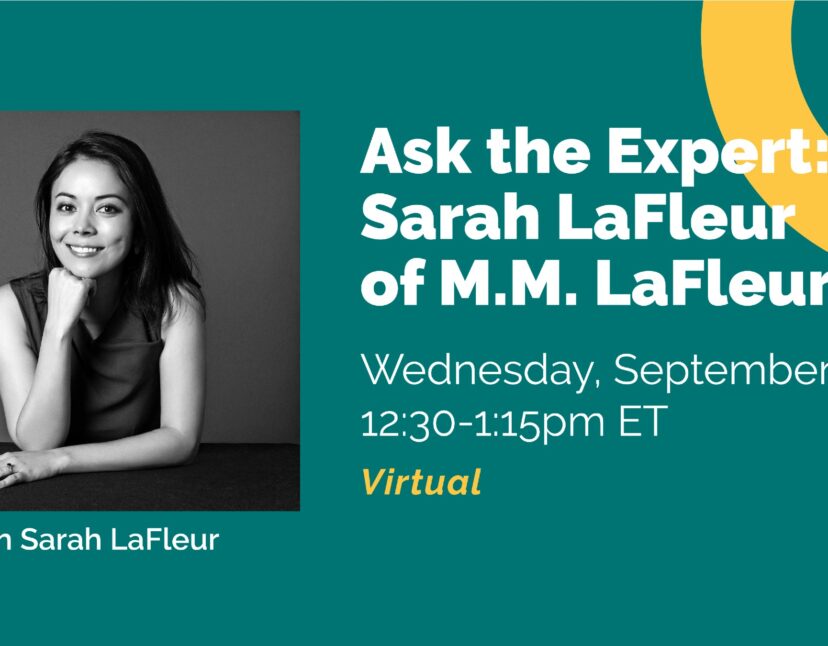 Ask the Expert: Sarah LaFleur of M.M. LaFleur