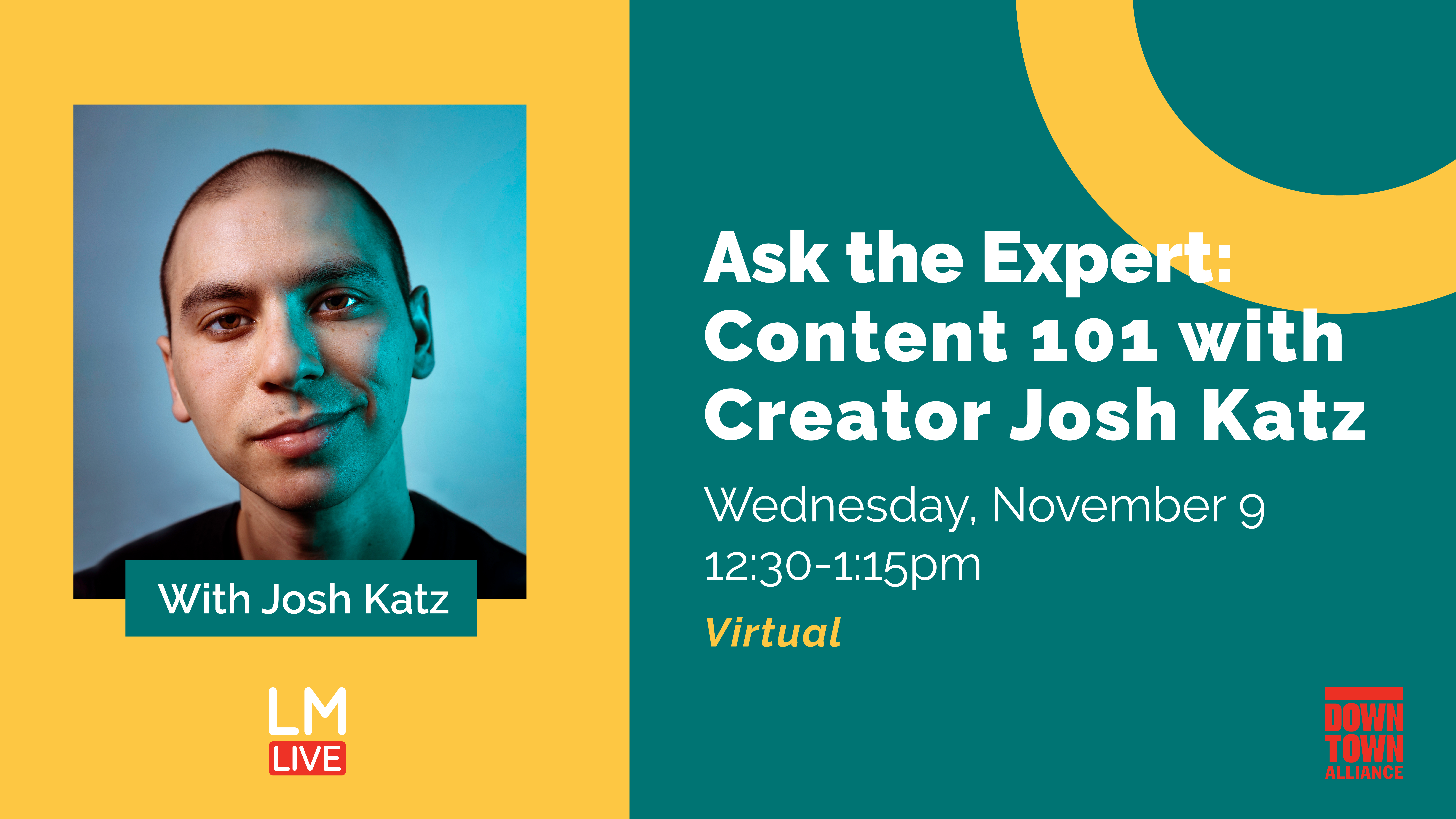 Ask the Expert: Content 101 With Creator Josh Katz