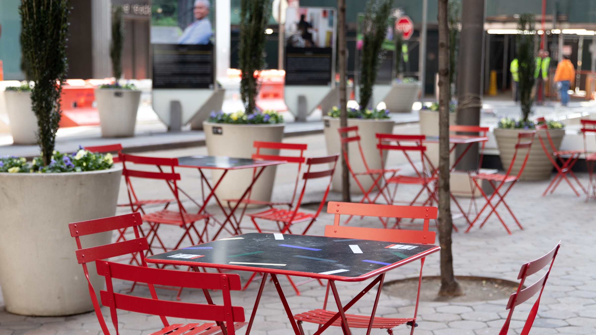 Park Your Caboose at Any of the Alliance-Branded Tables and Chairs