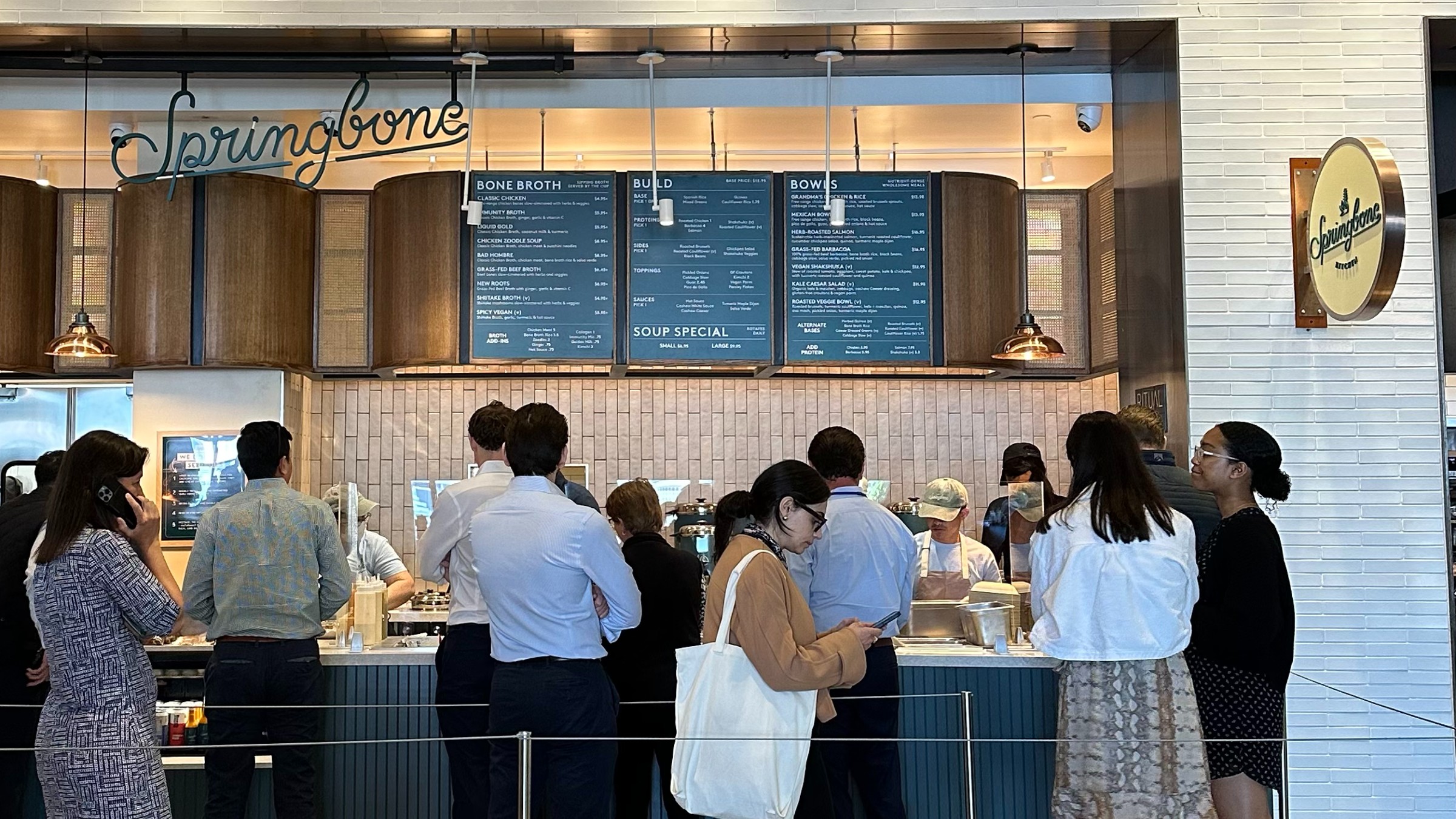 Springbone Kitchen Is Dishing Out All the Bowls and Broth at Brookfield Place