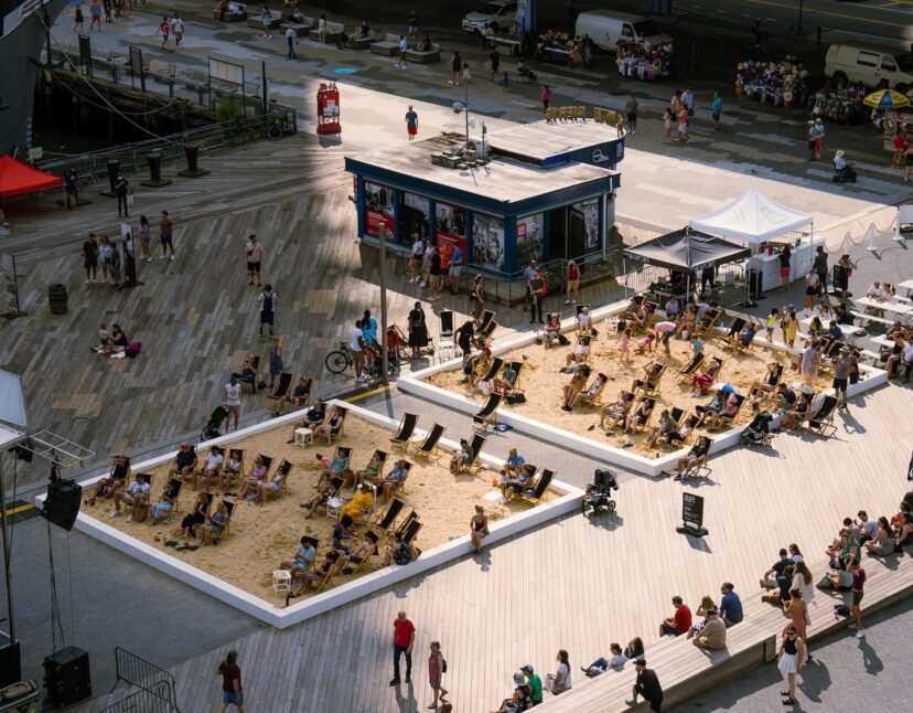 Sure Enough, a Pop-Up Beach Is Gonna Be Poppin’ at the Seaport