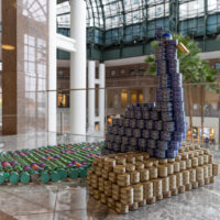 Stacks of Cans Transform Into High Art at Brookfield Place’s Canstruction