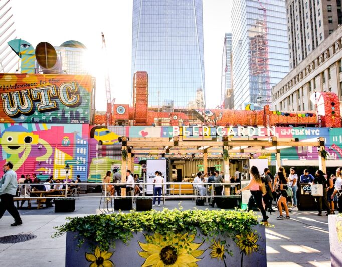 The WTC Beer Garden Officially Opens on April 1 