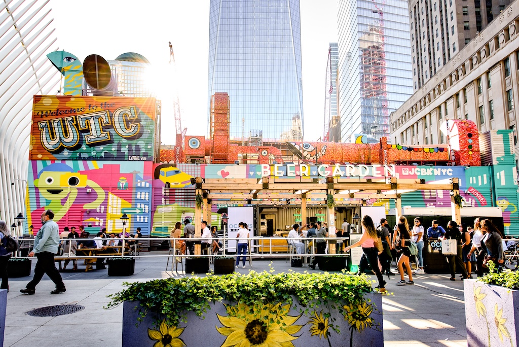 The WTC Beer Garden Officially Opens on April 1 