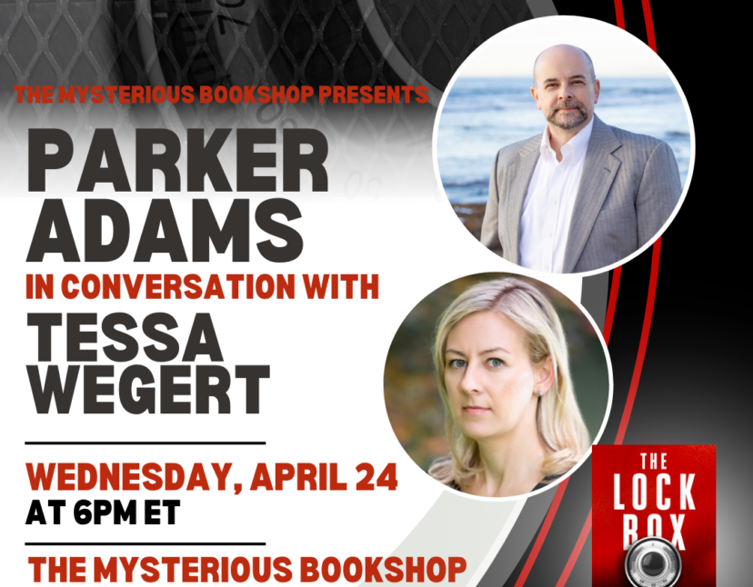 The Mysterious Bookshop presents Parker Adams and Tessa Wegert