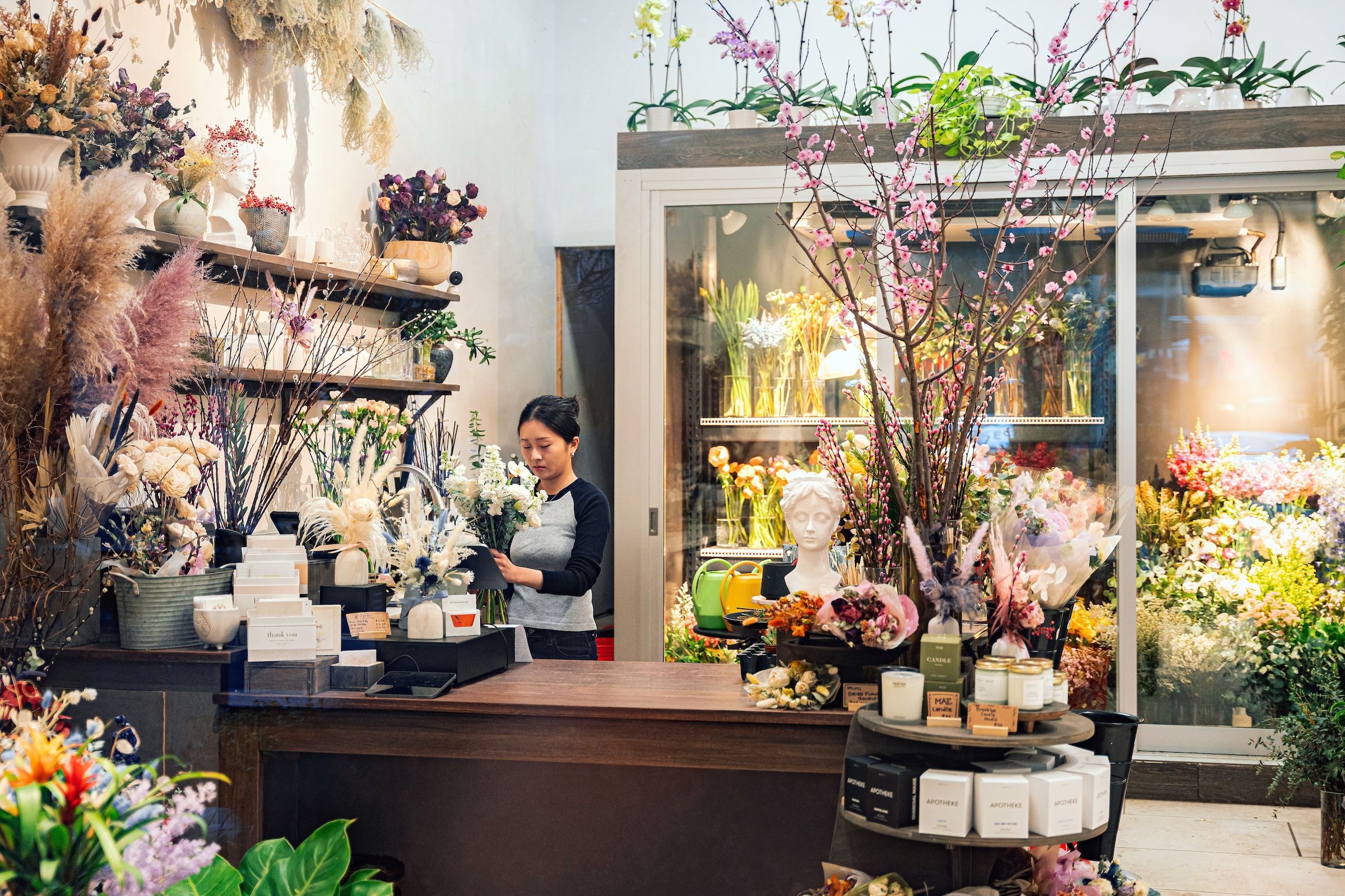Find Pick-Me-Ups and Forget-Me-Nots at Remi Flower & Coffee