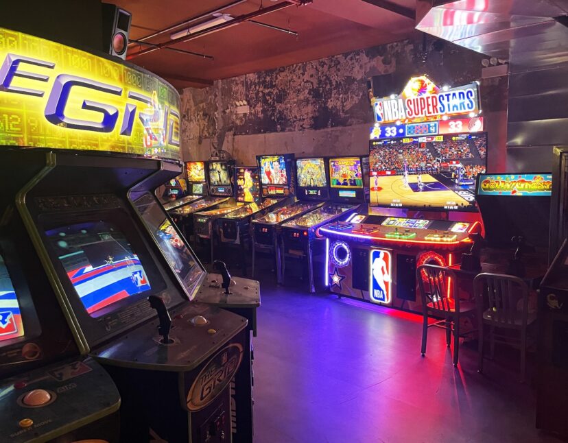 Manhattan’s Biggest Arcade and Bar Is Open Downtown