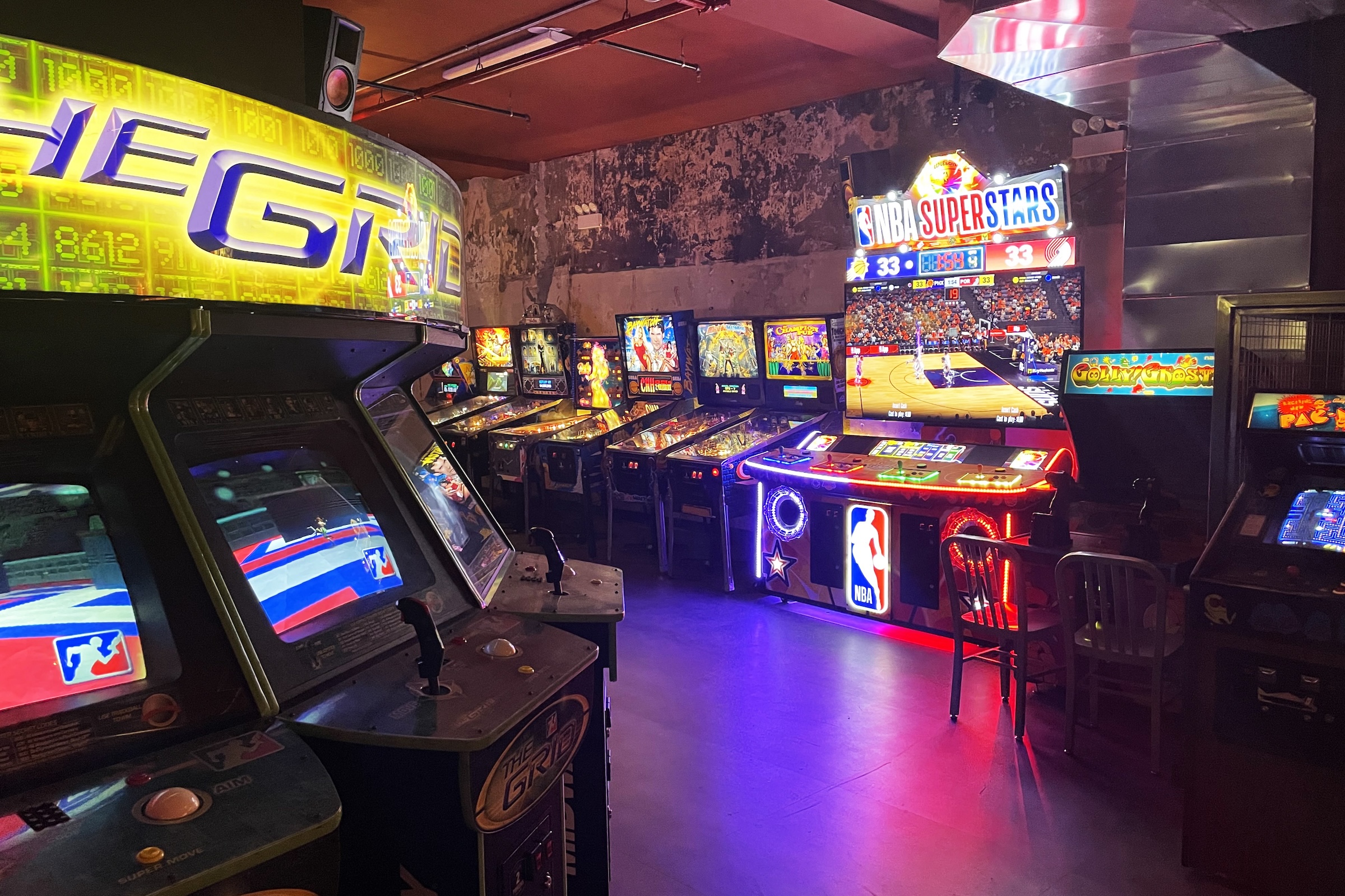 Manhattan’s Biggest Arcade and Bar Is Open Downtown
