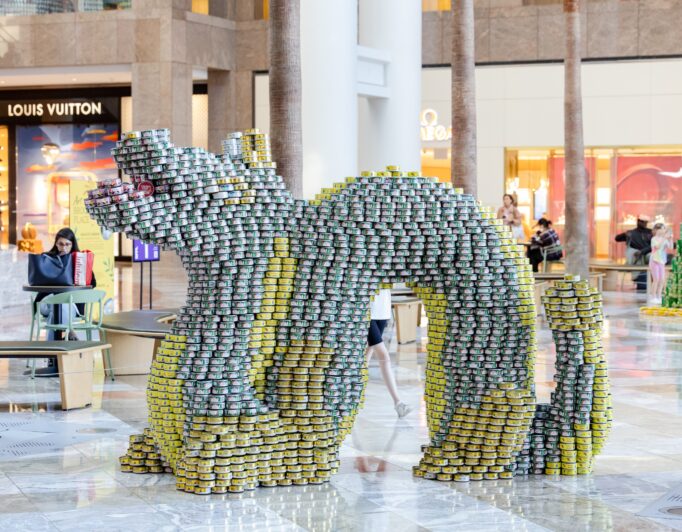 Canstruction Returns With Can-Made Labubus and Landmarks