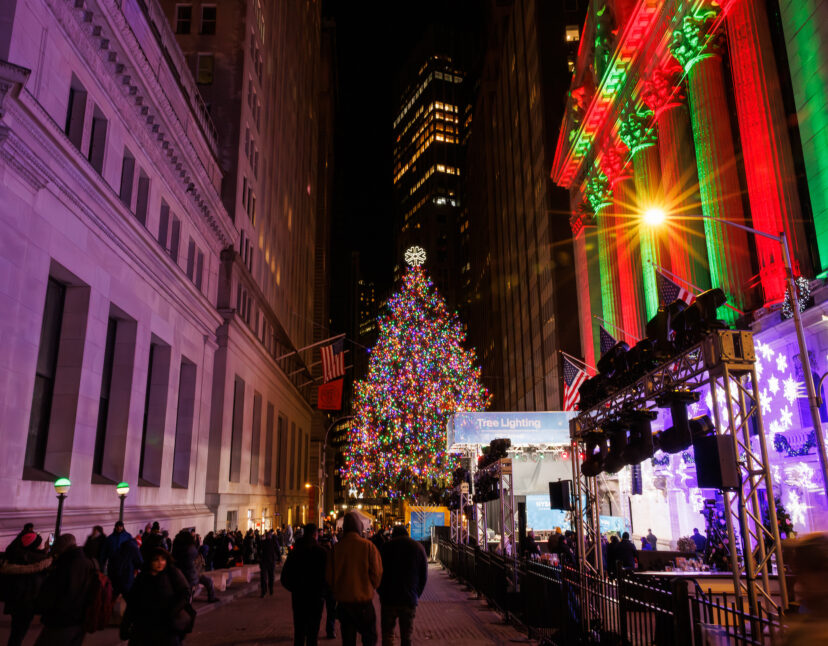 Photos: Lower Manhattan Gets Lit for the Holidays