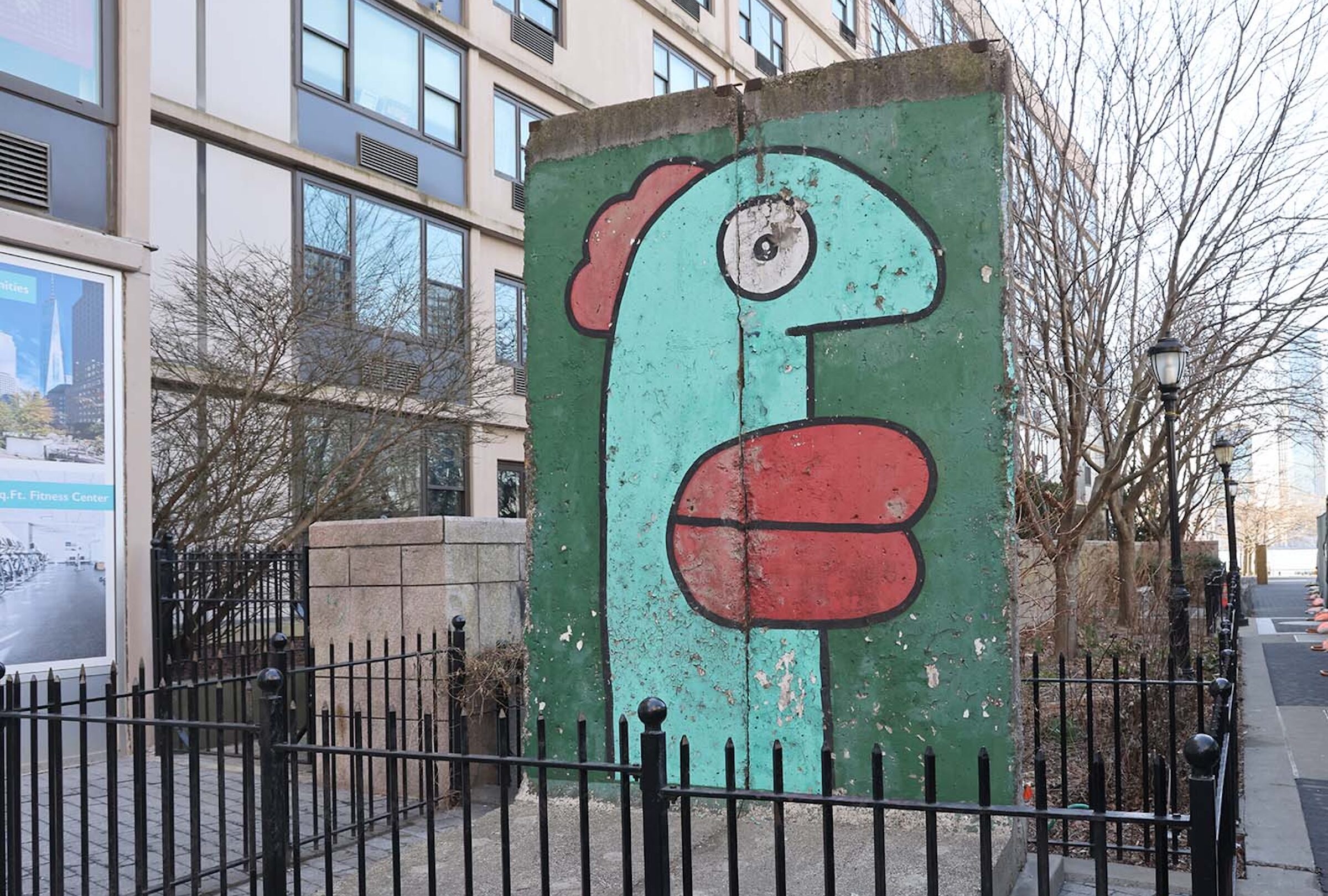 How a Piece of the Berlin Wall Ended Up in Lower Manhattan