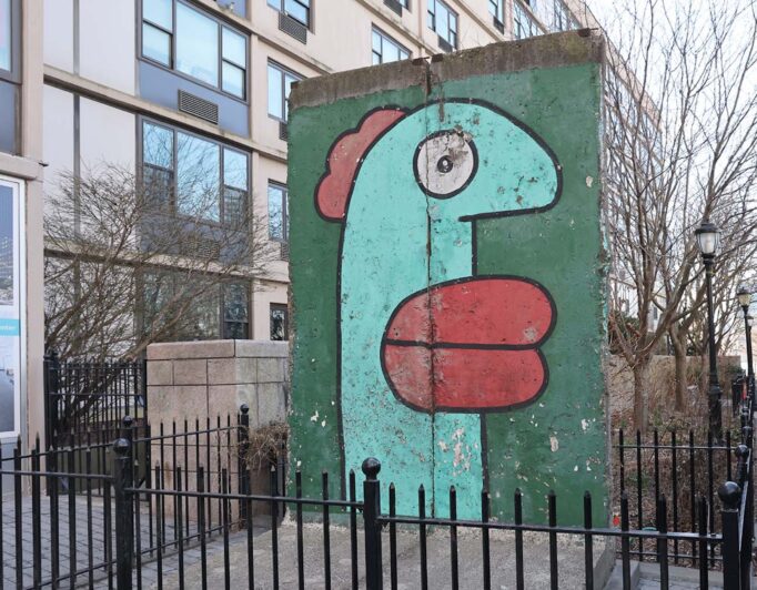 How a Piece of the Berlin Wall Ended Up in Lower Manhattan