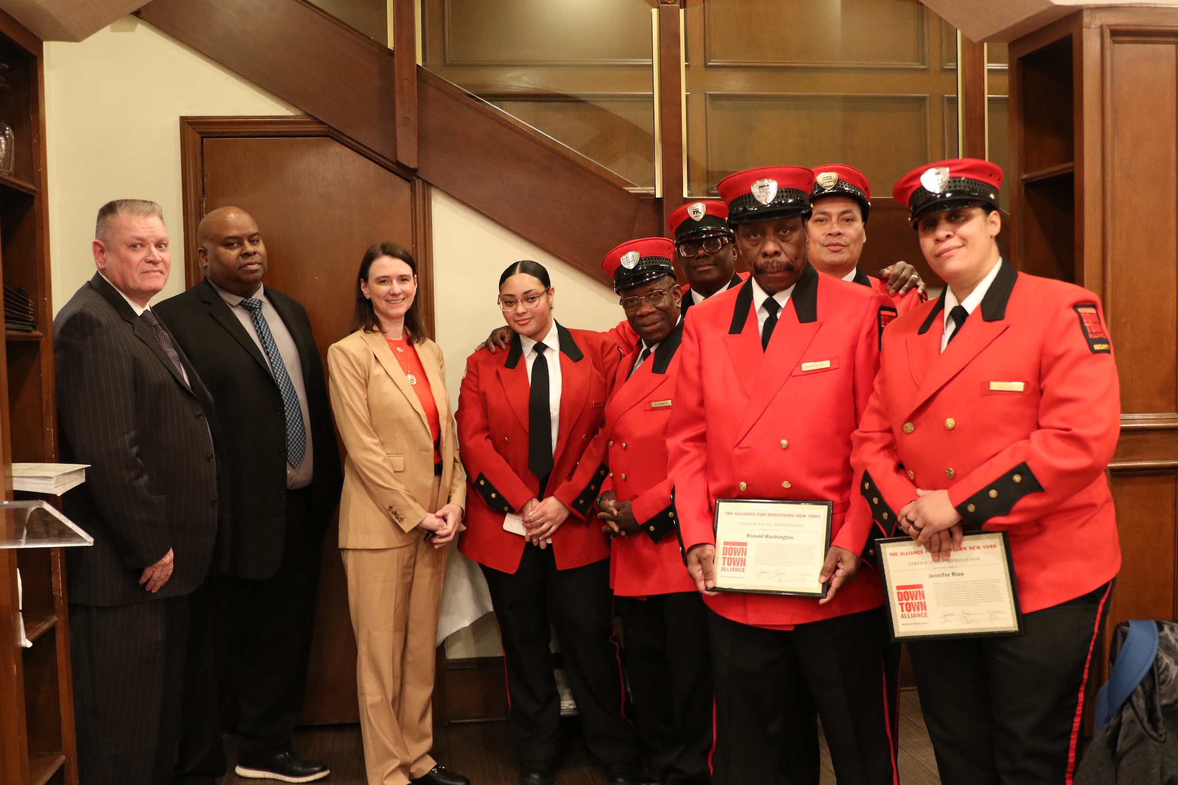 Alliance for Downtown New York Commends Seven Public Safety Officers for Distinguished Service